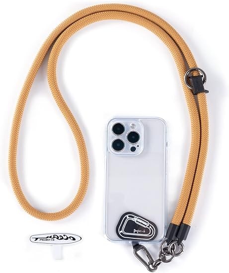project-cb Cell Phone Lanyard 1,Crossbody Phone Strap 2,Universal Neck Lanyard Color: Khaki